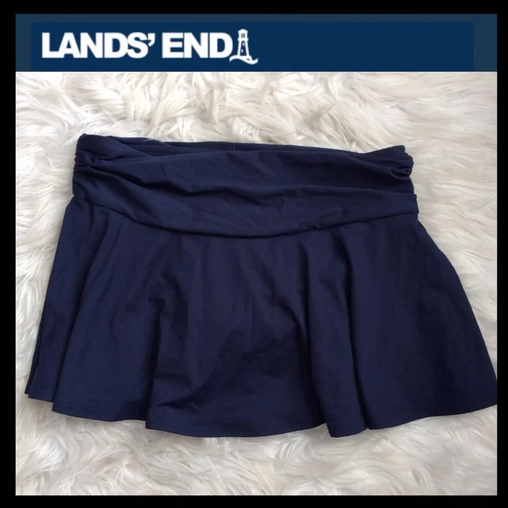 Lands’ End Tummy Control Mini Swim Skirt